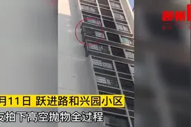 拍到了！柳州有熊孩子高空丢玩具，有人家门钢化玻璃被砸碎……图片