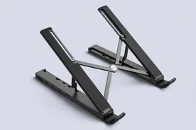 绿联海外众筹 X-Kit 折叠笔记本支架：集成 Type-C 扩展坞，仅重 283g图片