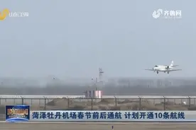官宣！菏泽牡丹机场春节前后通航，10条航线连接国内17座主要城市视频封面
