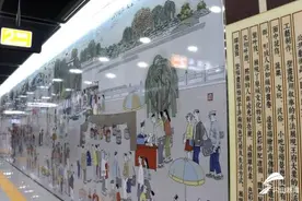 全景探秘济南2号线站点！王府庄站和济南站北站也太美了吧图片