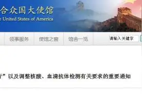 从美输入病例激增，中国驻美使馆调整回国检测标准图片