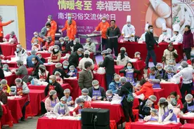 冬至将至，东莞600多市民比赛“包饺子、搓汤圆”图片