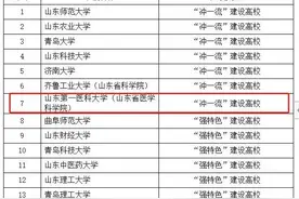 山东医科高校“江湖”：山一大后来居上，谁会是第二医科大？图片