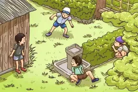 「小小说」捉迷藏图片