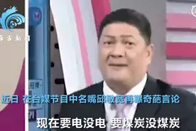 “大陆没电没暖气日子过不下去”台名嘴再曝奇葩言论，网友：又胡说八道了图片