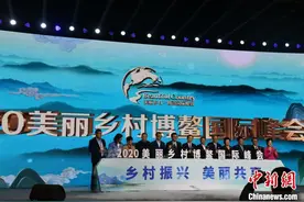 2020年美丽乡村博鳌国际峰会开幕 文体名人公益代言图片