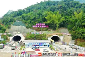 浦清高速首条隧道有望月底双线贯通图片