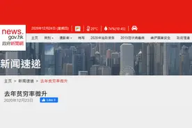 港府报告：香港2019年贫穷率21.4%，贫穷指标承受前所未见上升压力图片