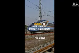 “蓝暖男”开跑 时速250公里新型复兴号动车组投用视频封面