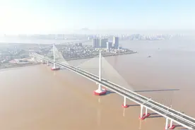 “最美独柱式斜拉桥”七都大桥北汊桥今日通车，上海建设者打造温州新地标图片