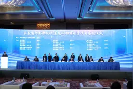 长春国际影都板块（莲花山）招商引资项目集中签约 总金额335.3亿元图片