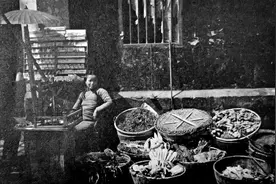 清末民初时期，长沙菜贩是如何卖菜的？图片
