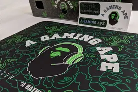 外媒分享Razer x BAPE联名T恤与鼠标垫周边上手体验图片