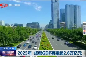 四川新闻丨2025年 成都GDP有望超2.6万亿元图片
