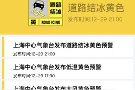 12月的纯雪真的来了，上海挂上“四黄”预警，雪会下到何时？图片