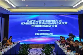 长沙市医疗保障局召开医保支付方式改革评估项目结题评审会议图片