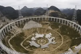 美媒记者独家探访中国天眼，感叹“核心装备”馈源舱图片