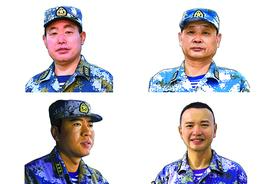 护航军人王明勇、纪乐江、石磊、江山：我们在海上护航，今年170天没有靠港图片