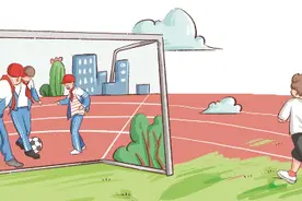 三大球进新中考，中小学生忙练球图片