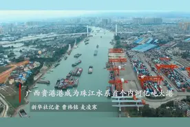 广西贵港港成为珠江水系首个内河亿吨大港视频封面