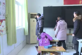 45秒｜济南长清区：空调、碳晶板齐上阵！农村的小学生这样温暖过冬视频封面