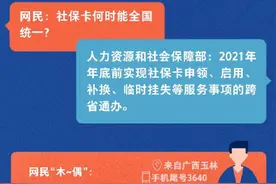 人社部回应社保卡何时全国统一图片