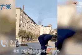 119刚打通，消防员已冲上楼！咋回事？图片