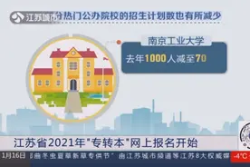 江苏省2021年“专转本”网上报名开始，至1月17号结束视频封面