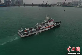 国内首艘自主建造500千伏海底电缆运维船在海口交付使用图片
