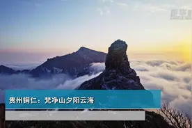 贵州铜仁：梵净山夕阳云海视频封面