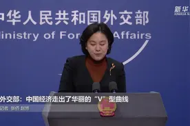外交部：中国经济走出了华丽的“V”型曲线