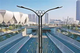 一隧连两区 横贯奥体城图片
