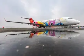 成都航空将派出ARJ21飞机执行成都天府国际机场民航客机试飞任务图片