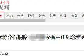台媒：“台独”分子向蒋介石铜像扔鸡蛋被捕图片