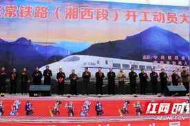 贴地“飞龙”穿武陵——黔张常铁路龙山段建设走笔图片