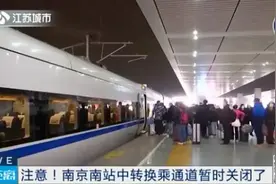 暂时关闭！到南京南站换乘建议预留40分钟图片