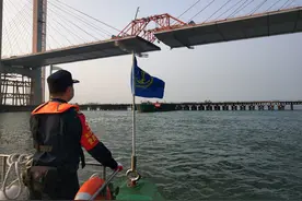 调顺跨海大桥今天合龙，湛江海事这样守护……图片