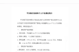 首单个人不良贷款转让上线推介，银行态度“分化不一”、探索个贷不良转让尚存哪些难题图片