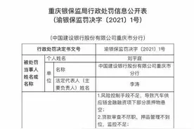 建设银行重庆分行被罚270万：存在小微快贷产品资金用途无法有效管控等五项违规图片