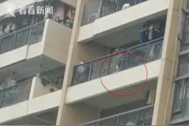 2岁"神兽"从14楼朝下扔砖头 业主拍下惊心一幕图片