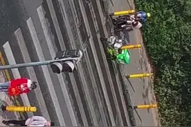 恶劣！达达外卖骑手撞倒83岁老人逃逸，事后辩称赶时间送餐图片