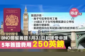 那些拿着BNO护照跑到英国的港人，移民港妈：为孩子移民，每晚以泪洗面图片