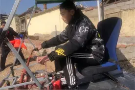 济南一初中生15天造出一辆小货车，未来想造直升机图片