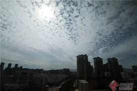 「高清组图」美到了！昆明上空出现“鱼鳞云”景观图片
