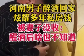 河南一男子醉酒后向妻子“炫富”，搬开花瓶露出藏了多年的私房钱，网友乐翻了图片