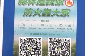 假日将至，进入林区请扫防火码图片