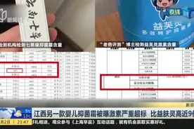 江西另一款婴儿抑菌霜被曝激素严重超标  比益肤灵高近9倍视频封面