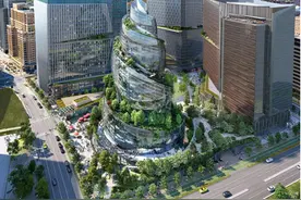 亚马逊公布总部大楼设计方案 像“便便”还是冰淇淋？网友吵翻了图片