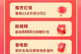 抖音春节活动上线，将发20亿元红包图片
