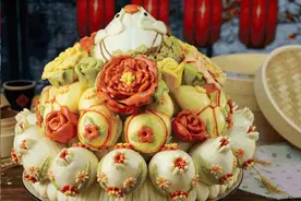壹粉食堂｜蒸来的幸福！花生、萝卜……这样造型的花馍你看馋了吗？图片